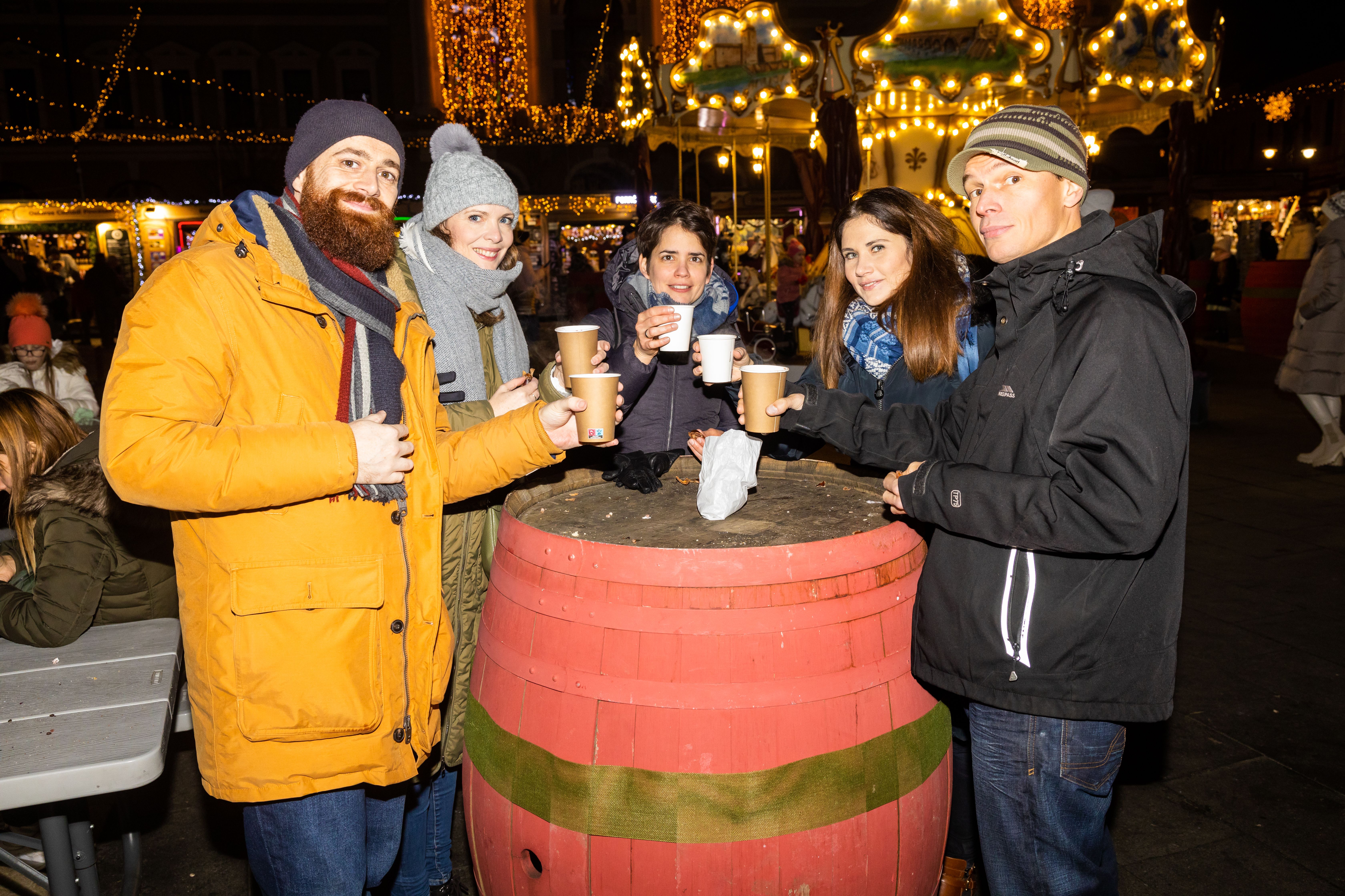 Mulled wine at Eger Christmas market